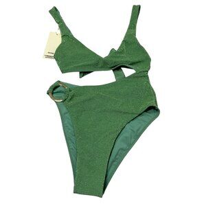 MONDAY Swimwear St. Barth's One Piece Swimsuit in Pond Shimmer